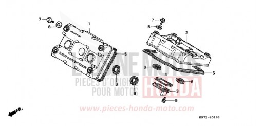 CYLINDER HEAD COVER VFR750RJ de 1988